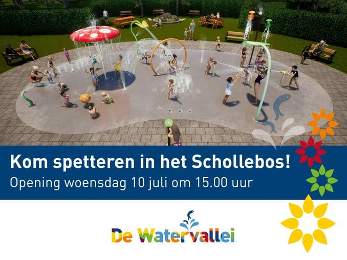 Opening waterspeelplaats Schollevaar