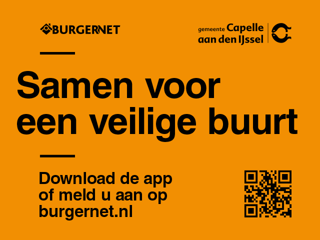 Burgernet – Samen voor een veilige buurt